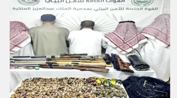 القبض على 5 مواطنين بسبب الصيد المخالف داخل محمية الملك عبدالعزيز الملكية